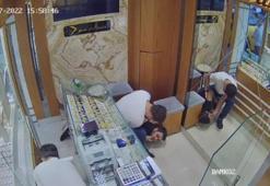 Dili boğazına kaçtı, kuyumcu kurtardı; o anlar kamerada