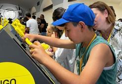 Görme engelli çocuklar, 'Erişebilir Müze ve Erişilebilir Müzik' kapsamında Anadolu Medeniyetleri Müzesini gezdi