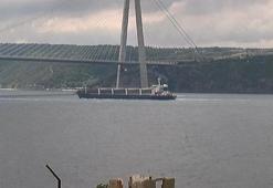 Grain ship Razoni passes through the Bosphorus