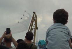 Türk Yıldızları 'TEKNOFEST Karadeniz' için Rize'de uçtu