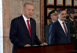 Cumhurbaşkanı Erdoğan'dan YAŞ üyeleri ile Anıtkabir ziyareti