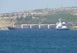 Tahıl gemisi Çanakkale Boğazı'na ulaştı