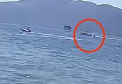 Marmaris'te sürat teknesi ile tekne dolmuş çarpıştı: 1 ölü, 5 yaralı