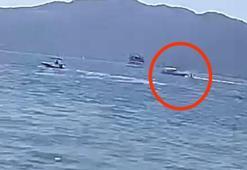 Marmaris'te sürat teknesi ile tekne dolmuş çarpıştı: 1 ölü, 5 yaralı