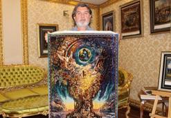 'Barış Ağacı' halısı için 1,5 yılda 1 milyon 180 bin düğüm atıldı