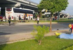 Yolcu otobüsünden indikten saniyeler sonra öldürüldü