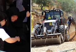 Önce kocasını, sonra kızını öldürüp üst üste gömmüş