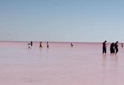 Tuz Gölü, pespembe