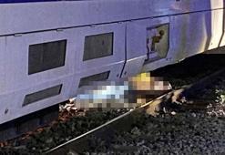 Raylardan yolun karşısına geçmek istedi; trenin çarpmasıyla öldü