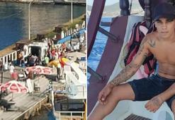 Teknenin pervanesi ayağını kopardı