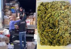 Kargo aracında 13 kilo esrar ele geçirildi