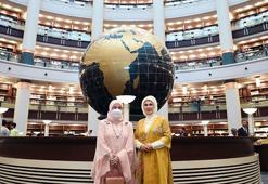Emine Erdoğan, Malezya Kraliçesi Tunku Azizah ile bir araya geldi