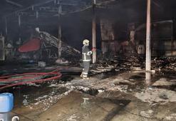 Adana'da geri dönüşüm fabrikasında yangın