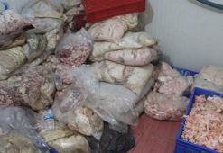 Elazığ'da, depoda 800 kilo bozuk et ele geçirildi
