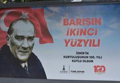 İzmir'de 9 Eylül afişleri tartışma yarattı