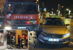 Evlenmek isteyen babasıyla tartıştı, garajı yaktı