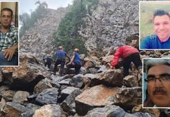 3 işçinin öldüğü kazada, uçuruma düşen kamyonetten son anda atlayıp kurtuldu