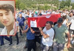 Balık tutarken suya düşüp boğulan uzman onbaşının cenazesi toprağa verildi