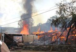 Kastamonu'da köyde çıkan yangında 10 ev kül oldu