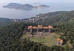 Büyükada Rum Yetimhanesi okulunun restorasyonunda sona doğru