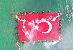 Engelliler ve SAT komandolarından 100. yıl Zafer dalışı