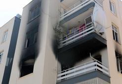 Terk edilince evi ateşe verdi