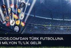 Socios.com üyesi Türk kulüpler, 700 milyon TL gelir sağladı
