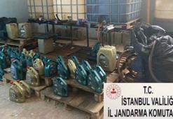 Jandarma operasyonunda binlerce litre sahte motor yağı ele geçirildi