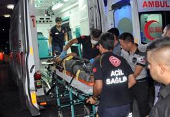 Karaman'da motosiklet ile elektrikli bisiklet çarpıştı: 2 yaralı