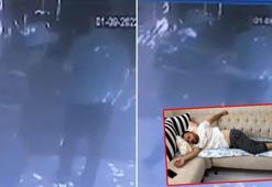 Bina görevlisine bıçaklı saldırı güvenlik kamerasında