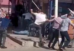 8 kişinin yaralandığı kuzenlerin minibüs kavgası kamerada