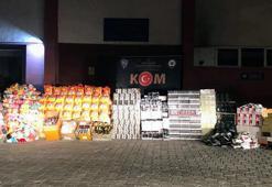 Ağrı'da kargo aracından 2 milyon liralık kaçak ürün çıktı