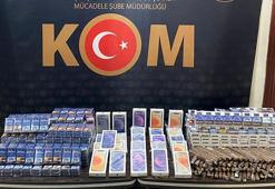 Tunceli’de otomobilin gizli bölmelerinde 600 bin TL değerinde kaçak telefon ele geçirildi