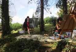 Mersin Borcak Yaylası'nda sanat çalıştayı