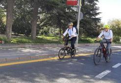 Bakan Yardımcısı Kaymakcı, Avrupa Hareketlilik Haftası açılışına bisikletiyle gitti