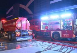 Bursa'da otomobil bakım servisinde korkutan yangın