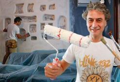 Ünlü karikatürist Serkan Yılmaz badanacı oldu