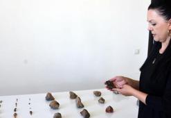 Pulur Höyük'te 3 bin yıllık insan yüzlü seramik kap parçası bulundu