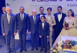 MHP Genel Başkanı Devlet Bahçeli'nin nikah şahidi olduğu düğüne yoğun katılım
