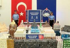 İstanbul'da zabıta ekipleri 14 bin 215 şişe sahte parfüm ele geçirdi