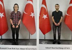 MİT operasyonuyla yakalanan 2 PKK'lı Türkiye'ye getirildi