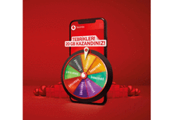 Vodafone Hediye Çarkı’nı 10 milyondan fazla kişi çevirdi