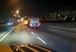 Kaçak hafriyatçılarla zabıta ve polis arasında kovalamaca