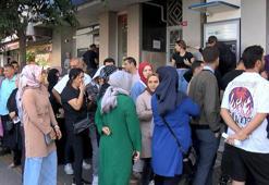 Sosyal konut başvurusu için banka önlerinde yoğunluk sürüyor