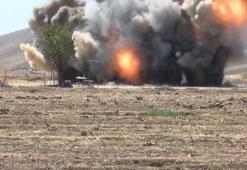 Cebrayıl'da mayınların etkisiz hale getirildiği anlar kameraya yansıdı