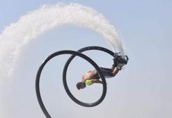 Kayseri'de Türkiye Su Jeti ve Flyboard Şampiyonası düzenlendi