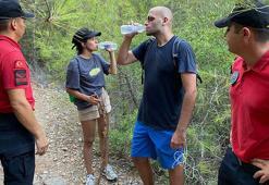 Doğa yürüyüşünde kaybolan 2 turist JAK ekiplerince bulundu
