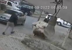 Sultangazi'de çekçekli hırsızlık kamerada