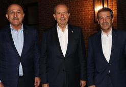 Çavuşoğlu, KKTC Cumhurbaşkanı Tatar ve mevkidaşı Ertuğruloğlu ile görüştü