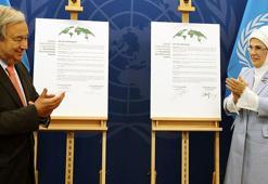 Guterres ve Emine Erdoğan, ‘Sıfır Atık Projesi’ için iyi niyet beyanı imzaladı